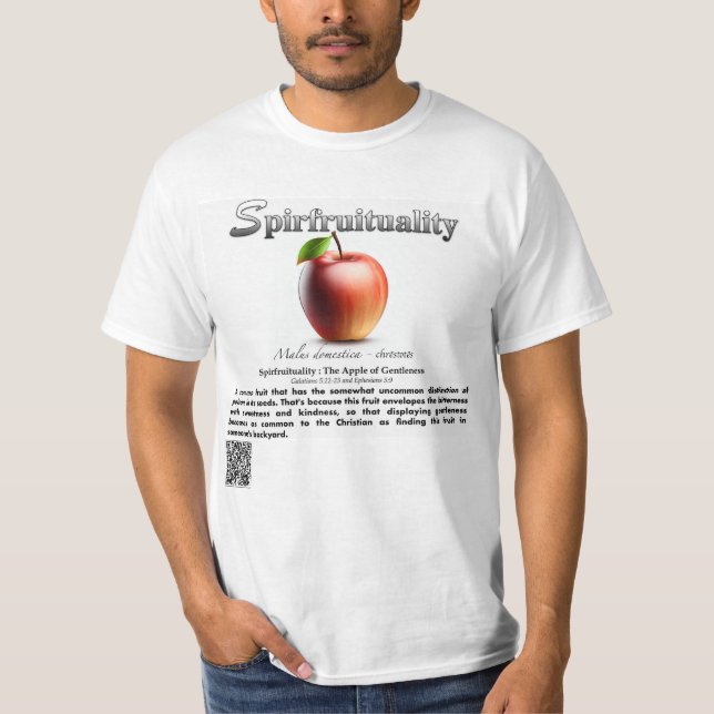 Spirfruituality : The Apple of Gentleness T-Shirt (Vorderseite)