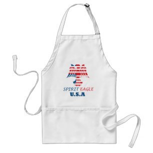 Spirit Adler USA Flagge Schürze