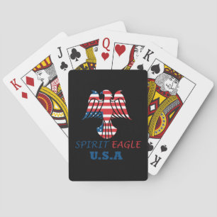 Spirit Adler USA Flagge Spielkarten