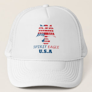 Spirit Adler USA Flagge Truckerkappe