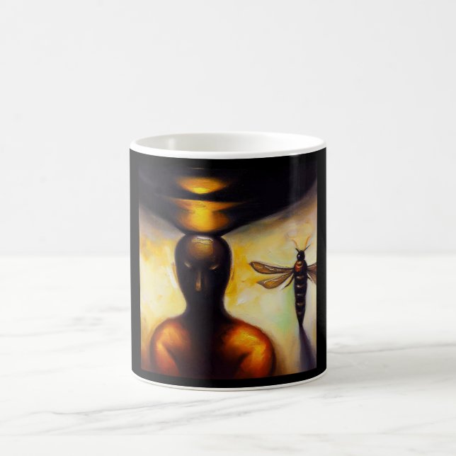 Spirit Animal Bee 3 Kaffeetasse (Mittel)