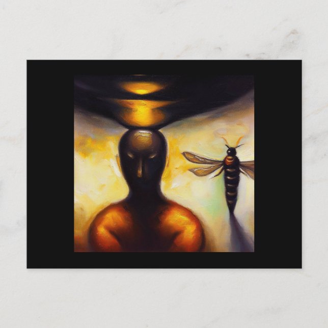 Spirit Animal Bee 3 Postkarte (Vorderseite)