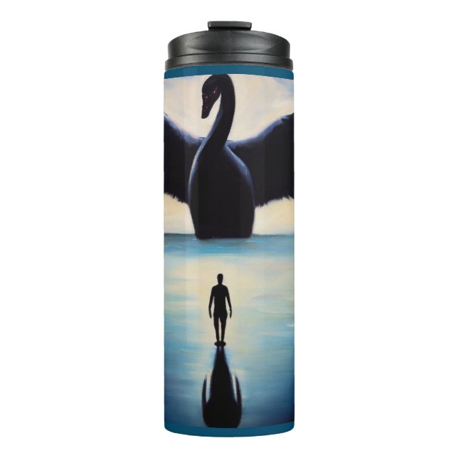 Spirit Animal Black Swan 1 Thermosbecher (Vorderseite)