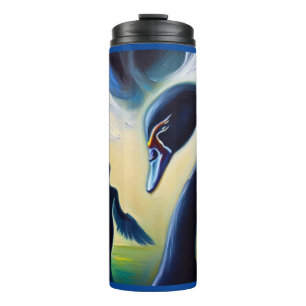 Spirit Animal Black Swan 4 Thermosbecher
