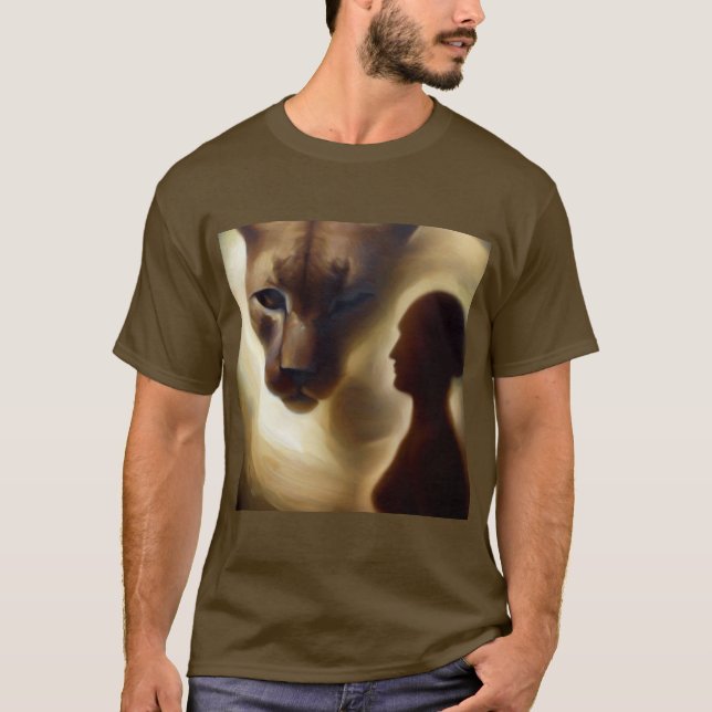 Spirit Animal Cougar 1 T-Shirt (Vorderseite)