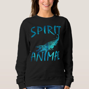 Spirit Animal Crocodile Alligator für Männer Fraue Sweatshirt