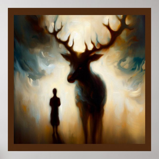 Spirit Animal Deer 1 Poster (Vorne)