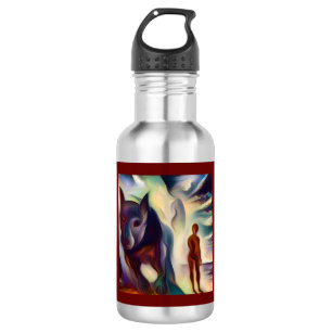 Spirit Animal Dog 2 Edelstahlflasche