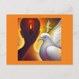 Spirit Animal Dove 4 Postkarte