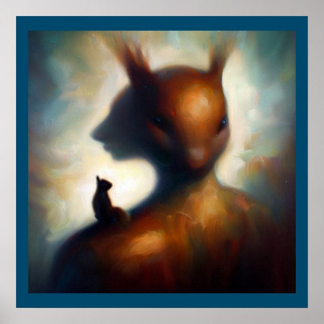 Spirit Animal Eichhörnchen 2 Poster (Vorne)