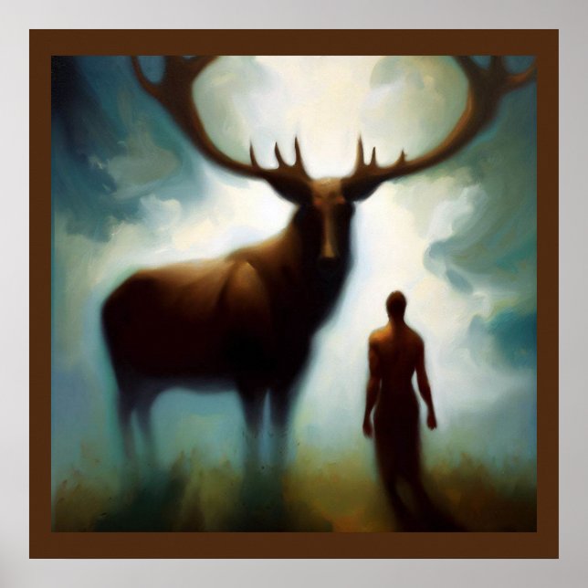 Spirit Animal Elch 1 Poster (Vorne)