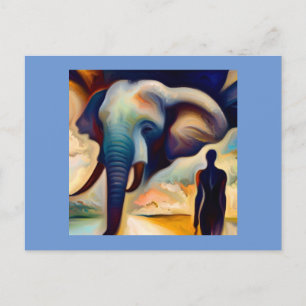 Spirit Animal Elephant 2 Postkarte