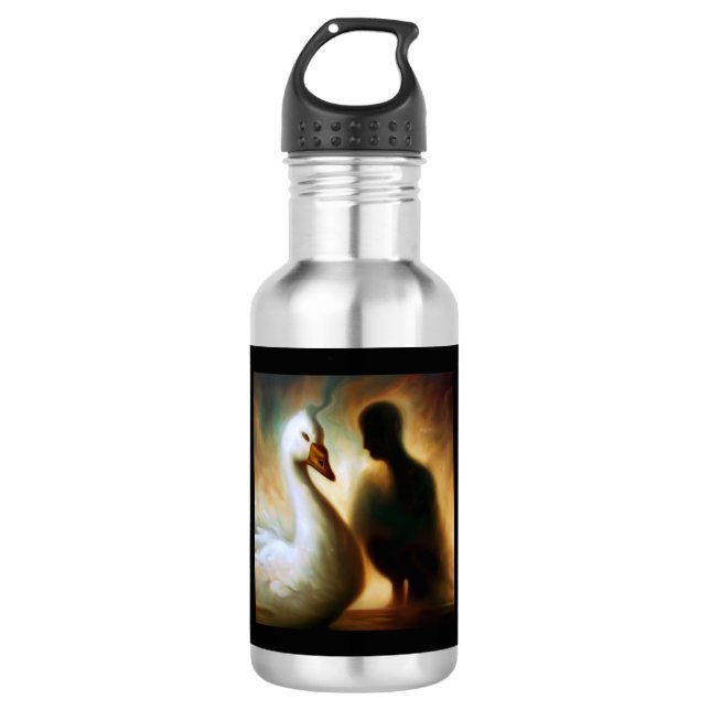 Spirit Animal Gans 1 Edelstahlflasche (Vorderseite)