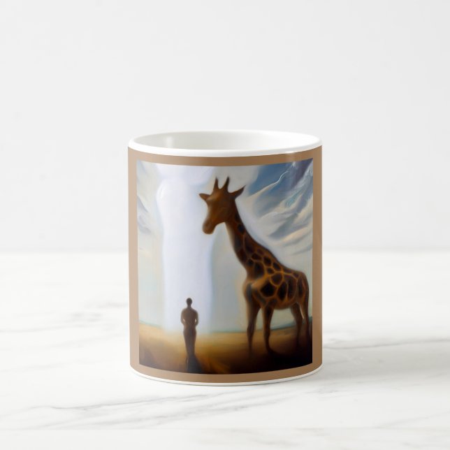 Spirit Animal Giraffe 2 Kaffeetasse (Mittel)