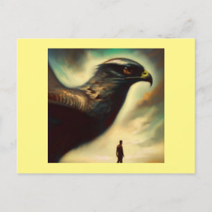 Spirit Animal Hawk 1 Postkarte