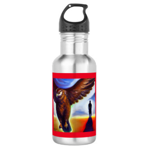 Spirit Animal Hawk 3 Edelstahlflasche