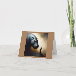 Spirit Animal Hippopotamus 2 Karte