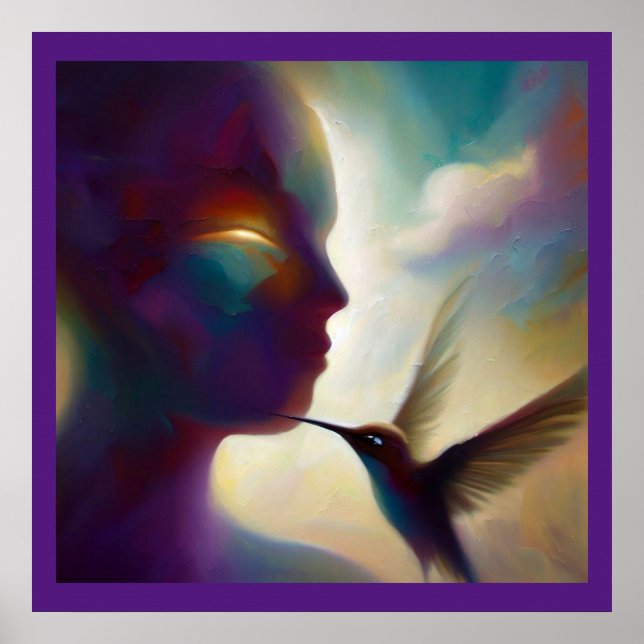 Spirit Animal Hummingbird 1 Poster (Vorne)