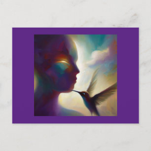 Spirit Animal Hummingbird 1 Postkarte