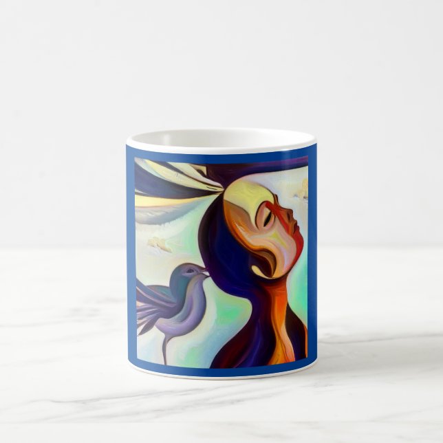 Spirit Animal Hummingbird 2 Kaffeetasse (Mittel)