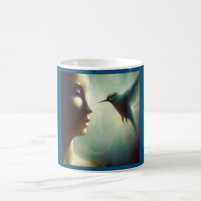 Spirit Animal Hummingbird 4 Kaffeetasse (Mittel)