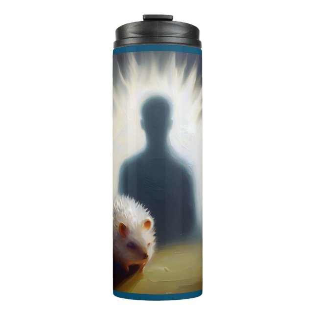 Spirit Animal Igel 3 Thermosbecher (Vorderseite)
