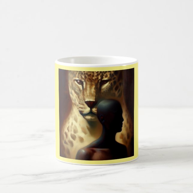 Spirit Animal Jaguar 1 Kaffeetasse (Mittel)