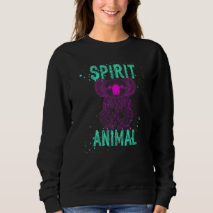 Spirit Animal Koala Liebhaber Rosa Tiere Trost Sch Sweatshirt