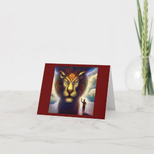 Spirit Animal Lion 4 Karte