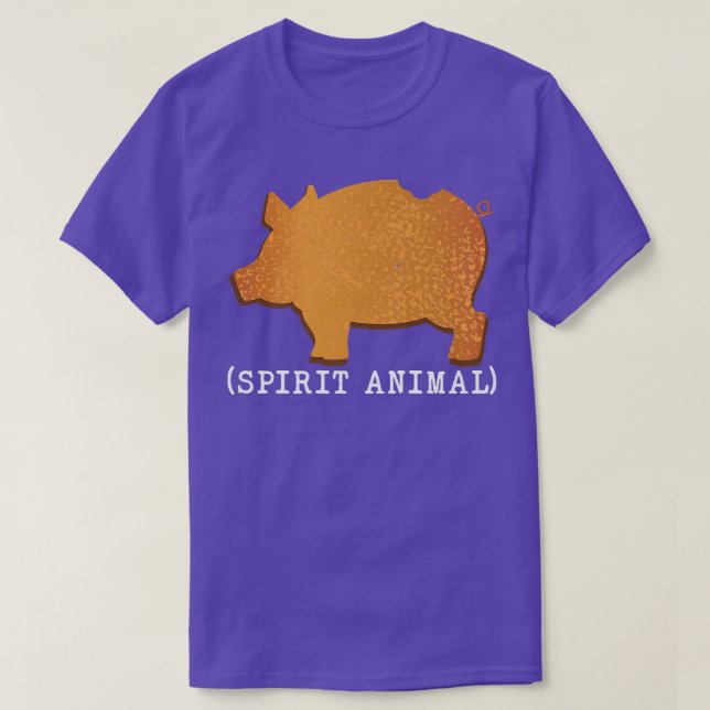 Spirit Animal Marranito Pig Mexican Candy Sweet Br T-Shirt (Design vorne)