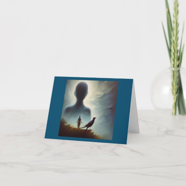 Spirit Animal Mockingbird 1 Karte (Vorderseite)