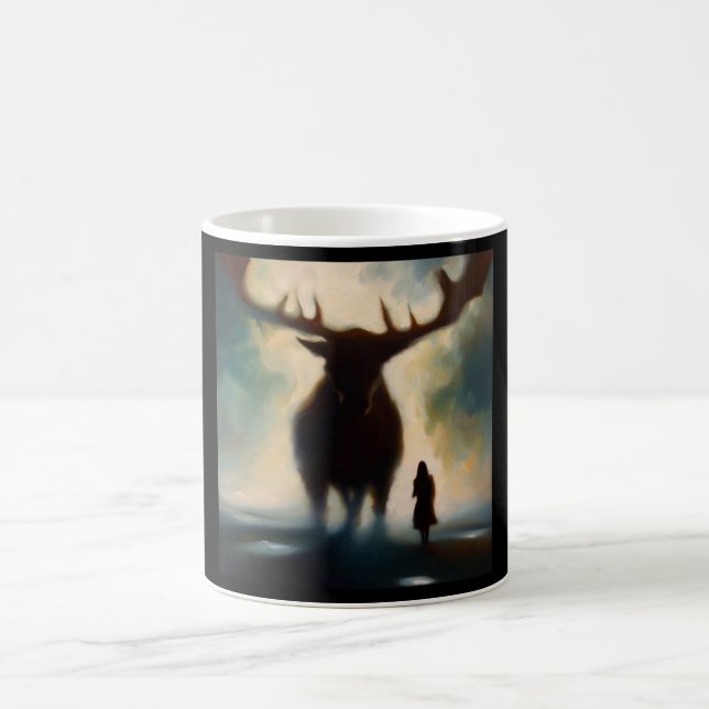 Spirit Animal Moose 2 Kaffeetasse (Mittel)
