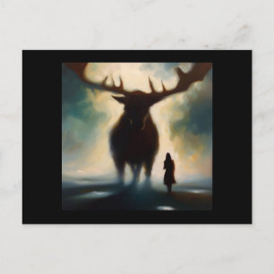 Spirit Animal Moose 2 Postkarte