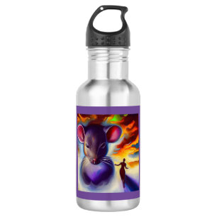 Spirit Animal Mouse 2 Edelstahlflasche