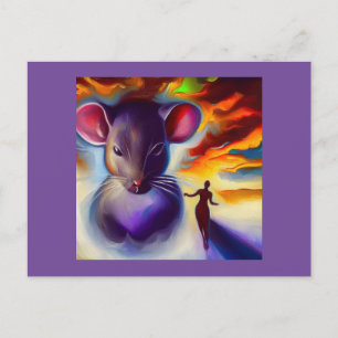 Spirit Animal Mouse 2 Postkarte