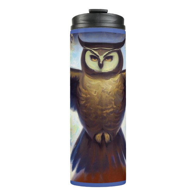 Spirit Animal Owl 4 Thermosbecher (Vorderseite)