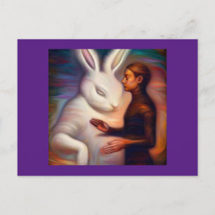 Spirit Animal Rabbit 1 Postkarte