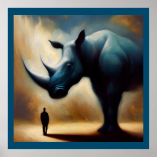 Spirit Animal Rhinoceros 1 Poster