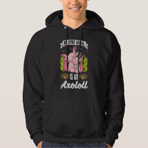 Spirit Animal Salamander Mexican Amphibien Axolot Hoodie
