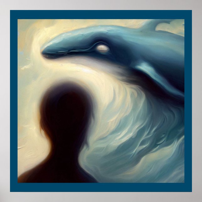 Spirit Animal Whale 1 Poster (Vorne)