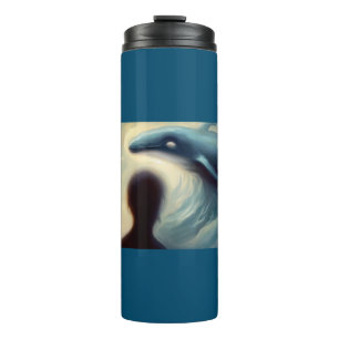 Spirit Animal Whale 1 Thermosbecher