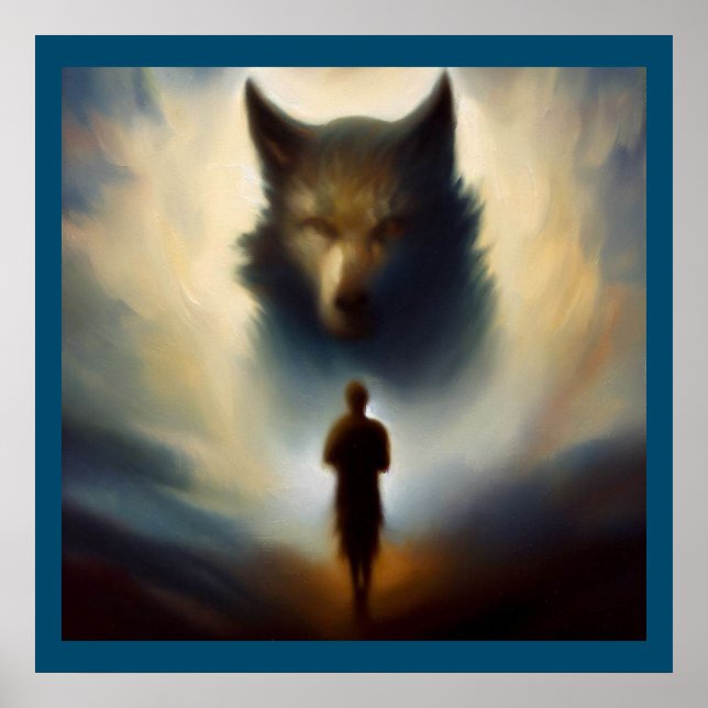 Spirit Animal Wolf 2 Poster (Vorne)