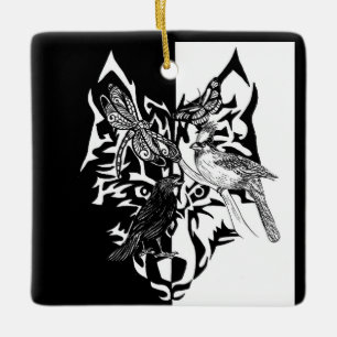 Spirit Animals Keramik Ornament