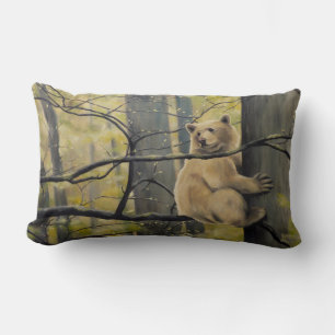 Spirit Bear Art Pillow Custom Kermode Bears Pillow Lendenkissen