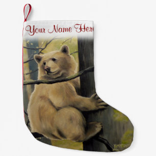 Spirit Bear Christmas Strumpf Kermode Strumpf Kleiner Weihnachtsstrumpf
