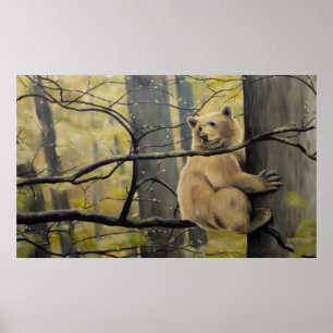 Spirit Bear druckt Kermode Bear Painting Prints Poster