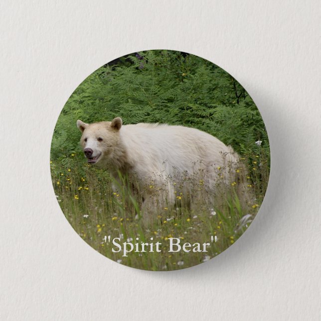 Spirit Bear Geschenke Button (Vorderseite)