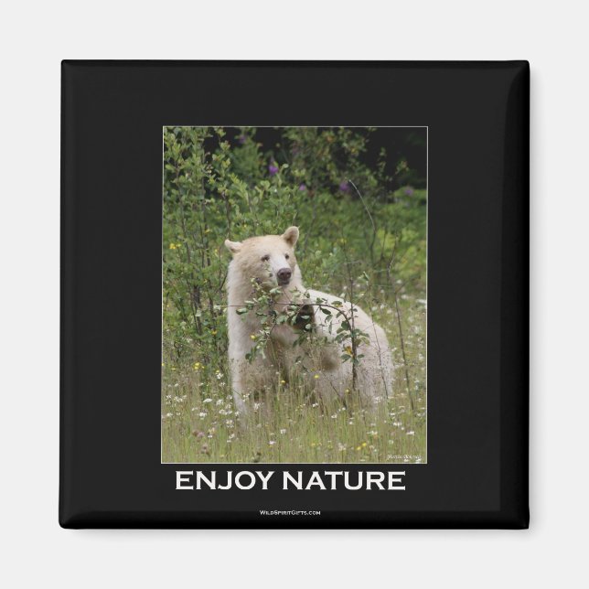 "Spirit Bear"-Geschenke Magnet (Vorne)