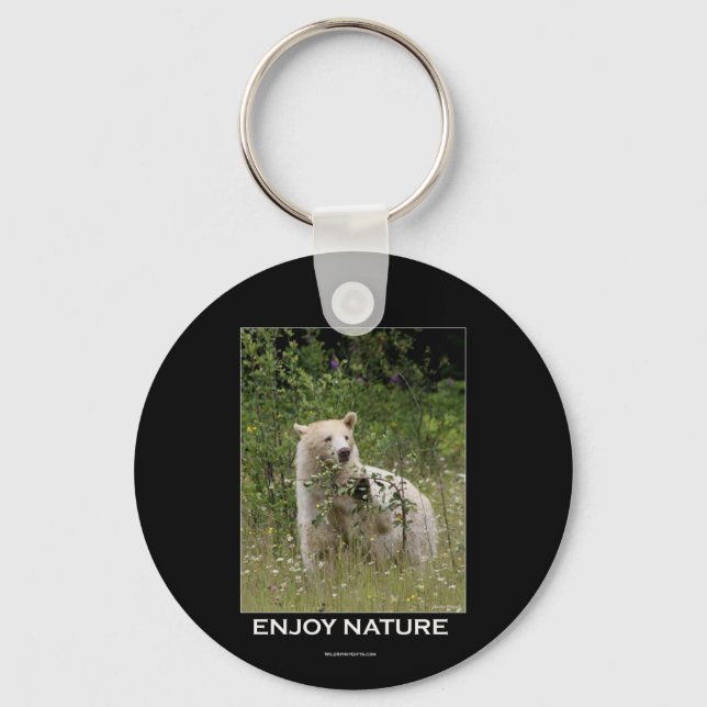 "Spirit Bear"-Geschenke Schlüsselanhänger (Vorderseite)
