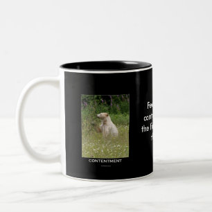 Spirit Bear Geschenke Zweifarbige Tasse